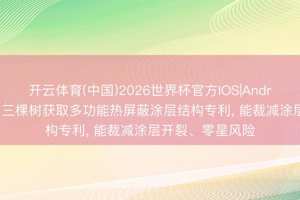 开云体育(中国)2026世界杯官方IOS|Android手机app下载 三棵树获取多功能热屏蔽涂层结构专利, 能裁减涂层开裂、零星风险