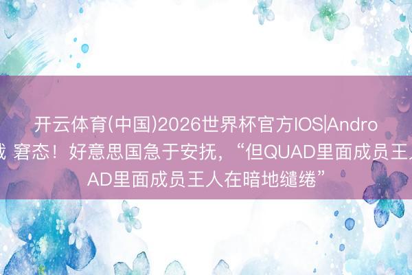 开云体育(中国)2026世界杯官方IOS|Android手机app下载 窘态！好意思国急于安抚，“但QUAD里面成员王人在暗地缱绻”